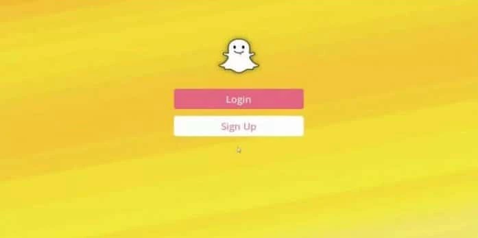Snapchat — skærmbillede 1